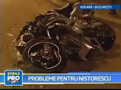 Cornel Nistorescu a lovit cu masina doi tineri aflati pe motocicleta