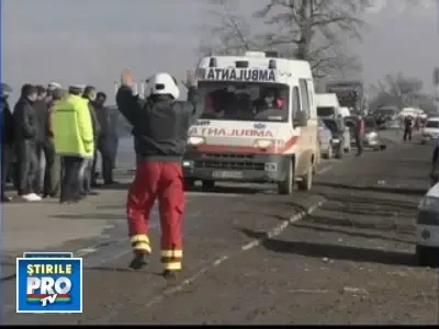Accident cumplit pe DN 7, in Dambovita