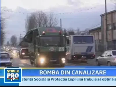 Bomba in reteaua de canalizare din Drobeta Turnu Severin!