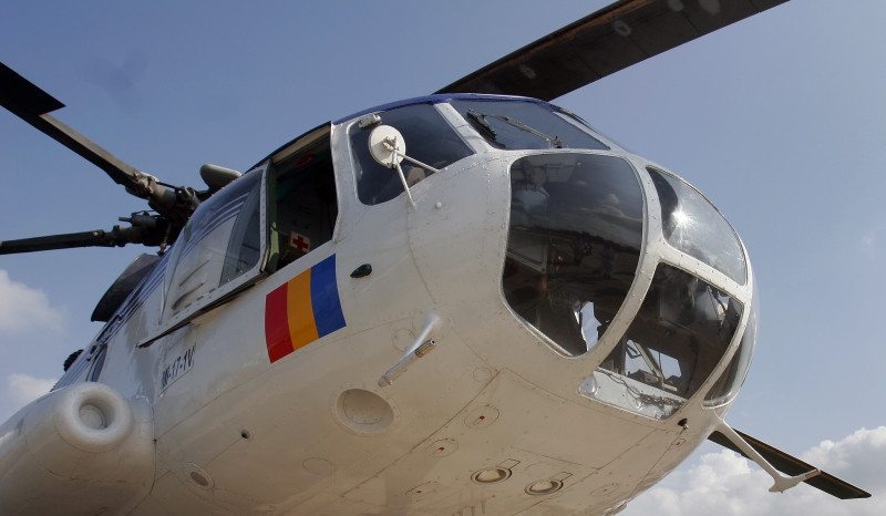 Operatiune spectaculoasa cu elicopterul in Masivul Fagaras!