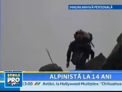 La 14 ani vrea sa escaladeze cel mai inalt varf din America!