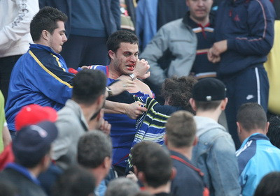 Suporterii stelisti au provocat panica la Ploiesti!