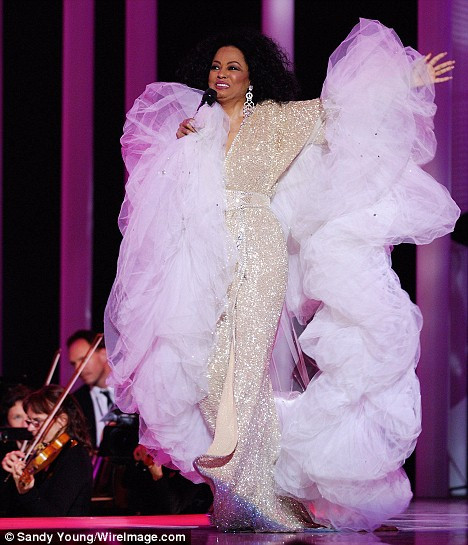 Diana Ross, aparitia socanta de la premiile Nobel