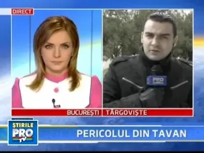 S-au trezit cu tavanul in pat!