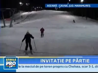 La Cavnic, in Maramures, schiorii se distreaza pe cinste!