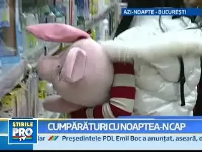 Bucurestenii, dependenti de cumparaturi! Magazinele sunt pline si noaptea!