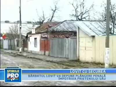 L-a trimis la culcare, apoi l-a luat la bataie in somn!