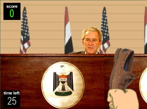 Da-i pantofii lui George W. Bush! Acum, fara riscul de a fi arestat!