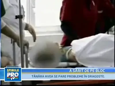 O fata de 16 ani s-a aruncat de pe bloc, din cauza problemelor in dragoste!