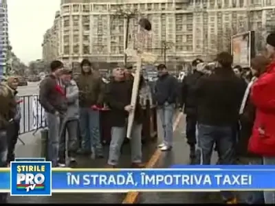 "Jos taxa auto!" Soferii au pichetat Guvernul si Parlamentul