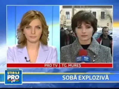 Le-a explodat soba in fata!