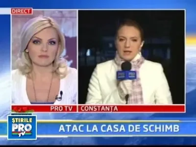 Jaf la o casa de schimb din Mangalia! Hotii purtau masti de Halloween