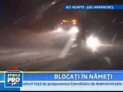 Iarna isi cere drepturile! Maramuresenii au fost primii vizati