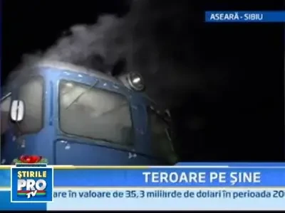 Calatori afumati intr-un tren personal care circula in judetul Sibiu