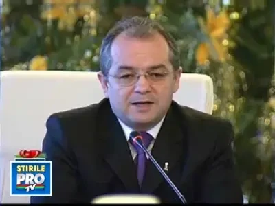 Sedinta fulger la Guvern. Boc vrea liniste si disciplina de sarbatori
