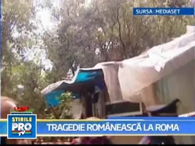 O romanca si copilul ei au murit intr-un incendiu la Roma