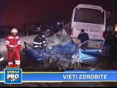 Moartea a secerat patru vieti pe un drum din judetul Constanta