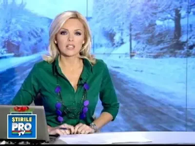 Ger cumplit la Intorsura Buzaului, -25 de grade Celsius