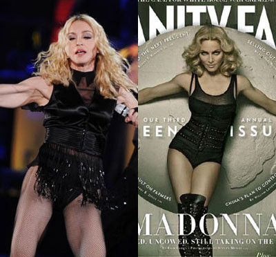 Madonna vine in Romania!