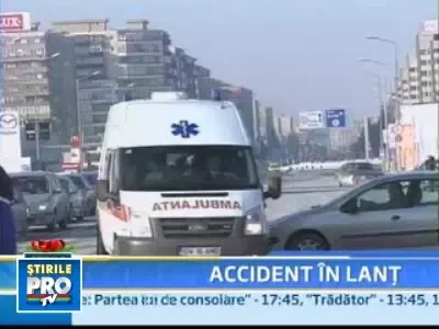 Accident in lant la iesirea din Brasov!