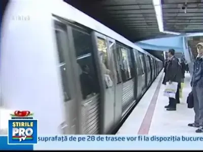 Metroul va cirucla intreaga noapte de Revelion