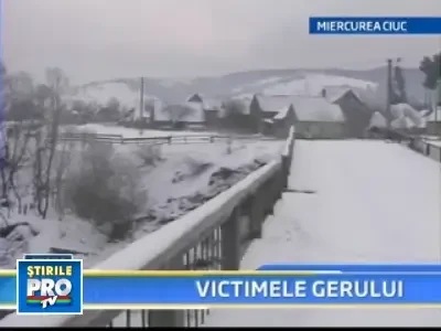 Gerul anului! La Intorsura Buzaului au fost minus 31 de grade Celsius