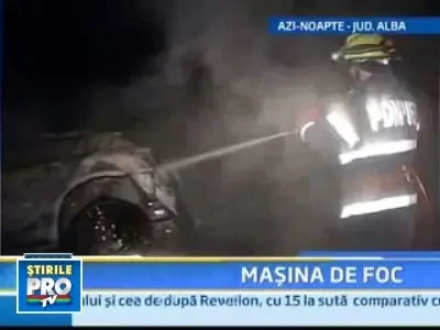 Accident terifiant pe DN7: doua persoane au murit carbonizate