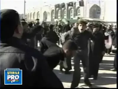 Ritualuri impresionante de autoflagelare, in orasul irakian Kerbala