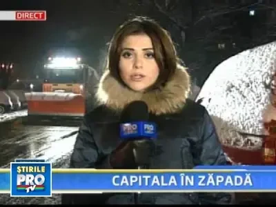 Ca un facut! Cum au cazut primii fulgi de nea, Bucurestiul s-a blocat!