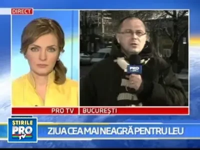 Leul, in moarte clinica! BNR: 1 euro = 4,21 lei