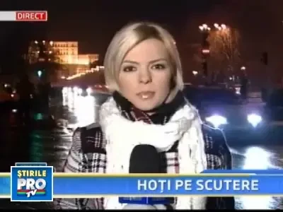 Furau tot ce apucau, de pe scaunul unui scuter in viteza! Le-a mers un an