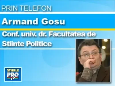 Armand Gosu: Romania este folosita ca pion pe masa de sah contra Ucrainei