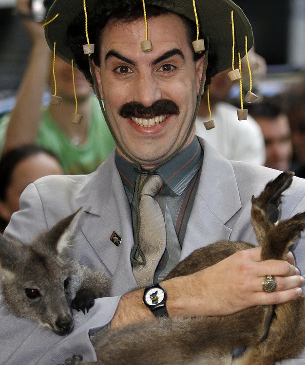 Sacha Baron Cohen, interpretul lui Borat, socheaza din nou America!