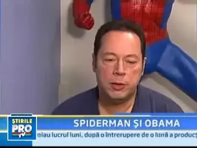 Omul Paianjen va intra impreuna cu Obama la Casa Alba