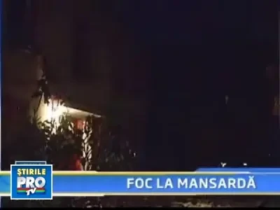 Incendiu puternic in Capitala! Sapte oameni au ajuns la spital