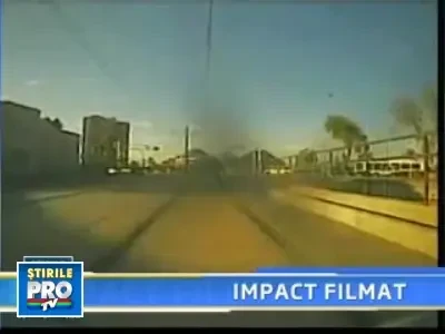 Camioneta lovita de metrou in Arizona!