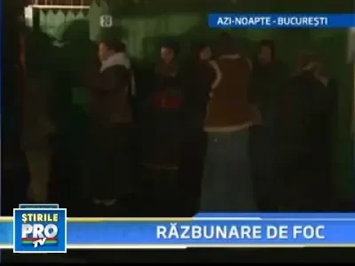 Atac in stil mafiot in Capitala! Trei masini distruse de flacari!