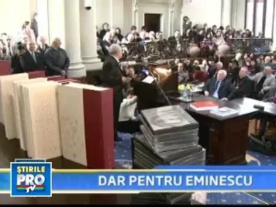 Colectie de lux a manuscriselor lui Eminescu