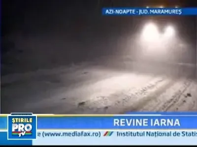 Trecerea prin Pasul Gutai, o adevarata aventura din cauza ninsorii!