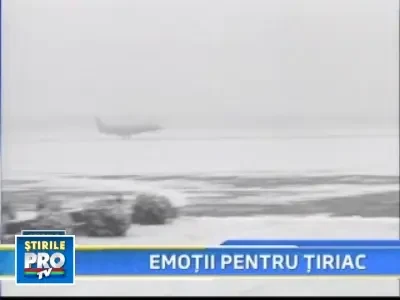 Incident la Oradea! Un avion al lui Ion Tiriac a iesit de pe pista!