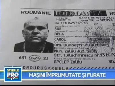 Politistii au pus frana unui tanar care fura masinile pe care le inchiria!