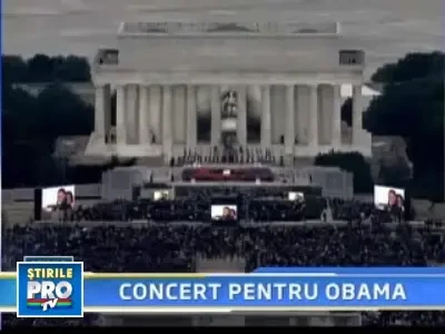 A inceput seria de concerte in onoarea lui Obama!