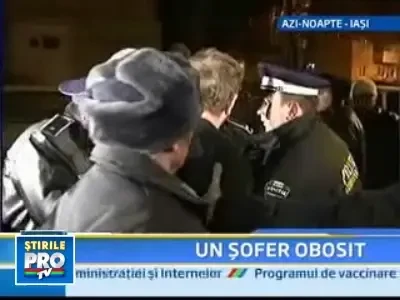 Un sofer beat s-a jucat de-a soarecele si pisica cu politia
