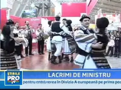 Udrea sustine turismul romanesc cu dans si lacrimi