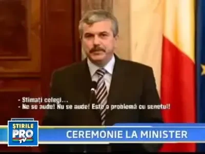Preluare de mandat cu probleme tehnice la Ministerul de Interne