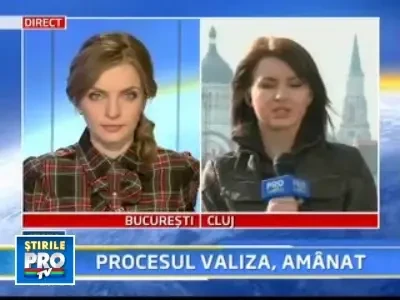 Cu "valiza" nedesfacuta. Procesul de la Cluj, amanat din nou!