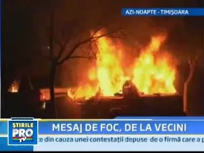 Rafuiala intre vecini. Si-au gasit masinile incendiate!