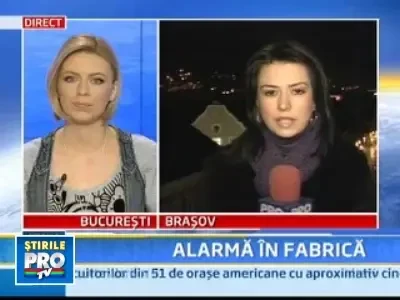 Evacuare de urgenta intr-o fabrica de langa Brasov!