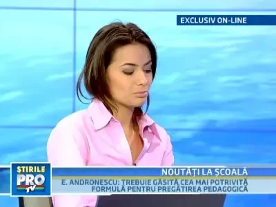 E. Andronescu: Un profesor nu se poate dezbraca la propriu ori la figurat