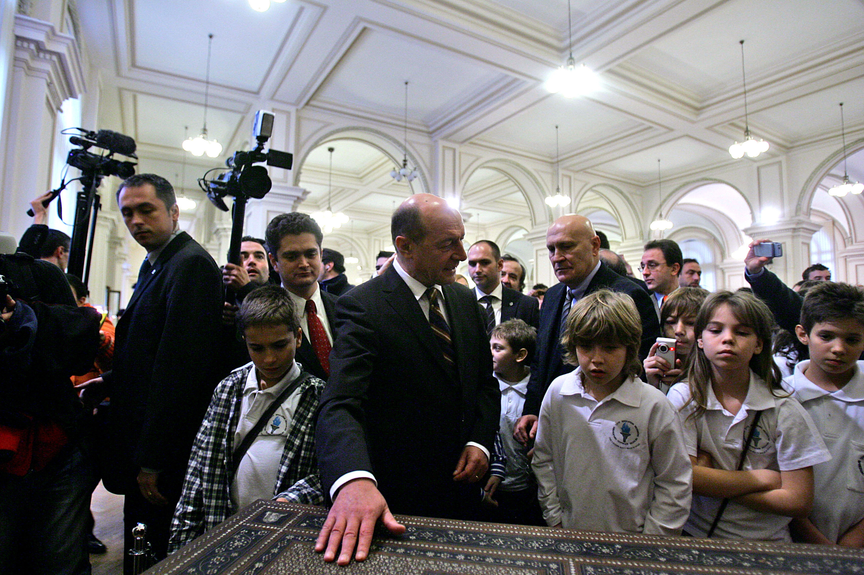 Traian Basescu s-a intalnit cu sefii IPJ din Harghita si Covasna